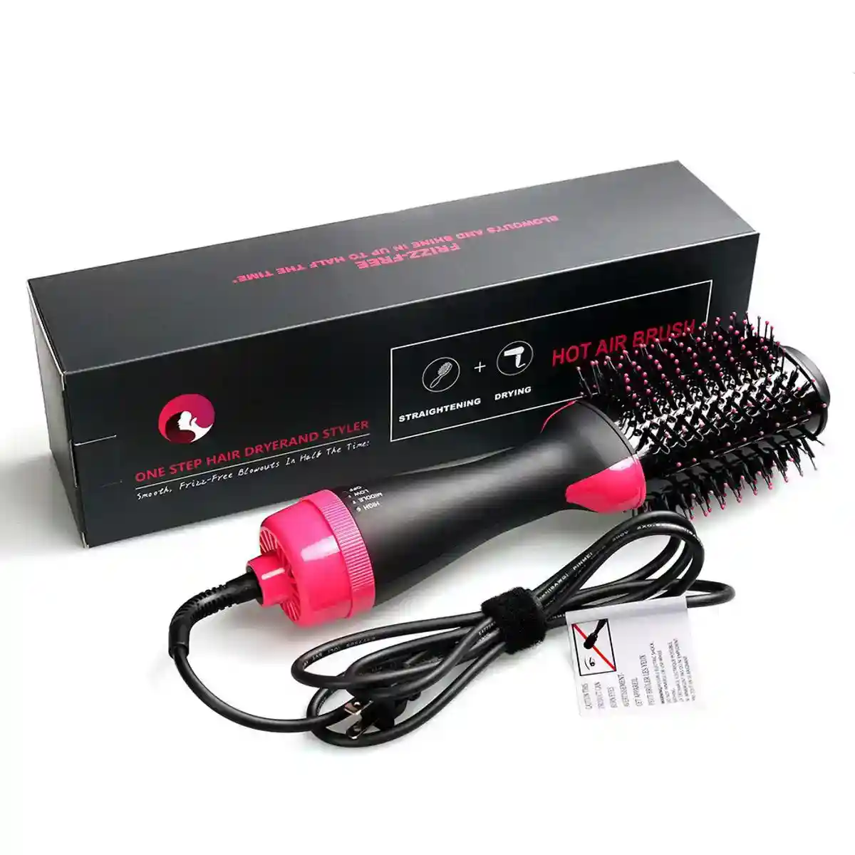 One step hair dryer and styler